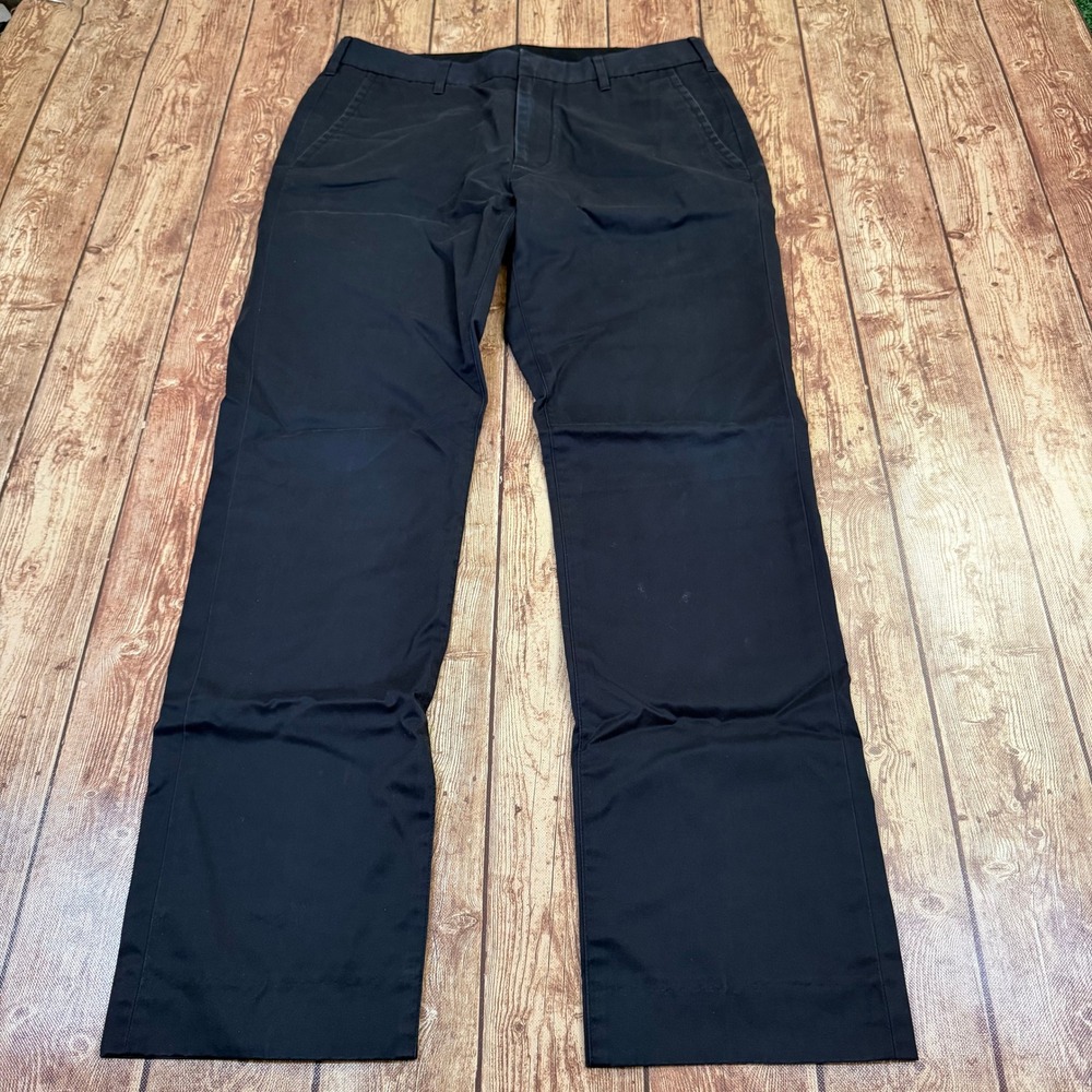 Bonobos Tuesday Chino Pants Mens 31/32 Black Straight Leg Cotton